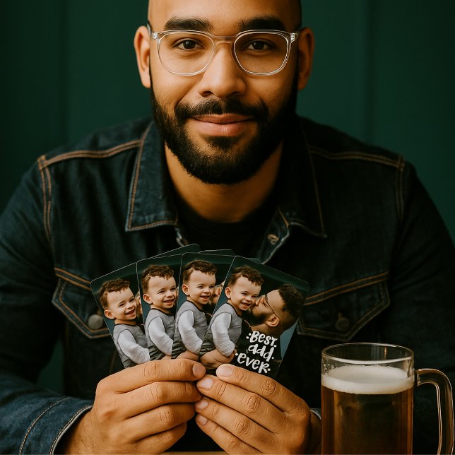 Best Dad ever Custom Photo Father's Day Gift Playing Cards (Creator Uploaded)