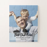 Best Dad Ever! Custom Photo Father's day Jigsaw Puzzle<br><div class="desc">Introducing our "Best Dad Ever! Custom Photo Father's Day Puzzle" – a heartfelt and unique gift to celebrate the special father figure in your life. This puzzle allows you to customise it with a personal message and a favourite photo, adding a personal touch to your Father's Day gift. Customise every...</div>