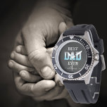 Best Dad Ever Custom Photo Father's Day  Watch<br><div class="desc">Best Dad Ever Custom Photo Father's Day 
This trendy,  elegant summer Watch of 2024,  Customise these happy Father's Day,  A great gift to all Watch,  from the kids! "Best Dad Ever" Custom Photo Father's Day Watch</div>