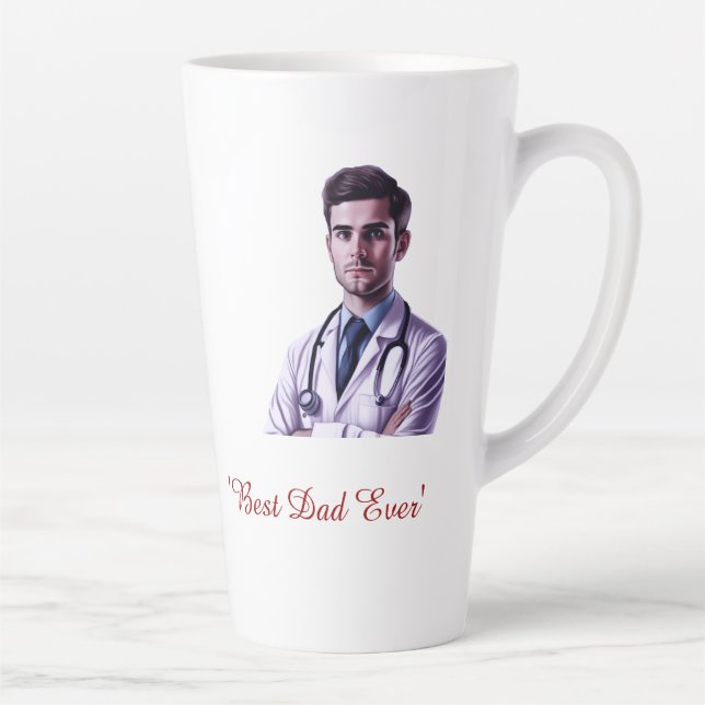 Best Dad Ever Custom Photo Mug (Right)