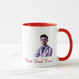 Best Dad Ever Custom Photo Mug