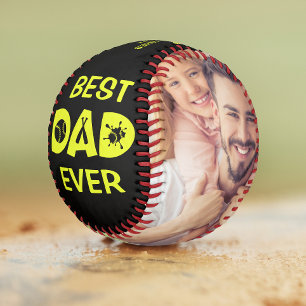 Best Dad Ever Custom Photo Personalised Name Softb Softball