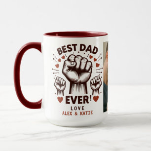 Best Dad Ever Custom Photo Personalized Father’s Mug