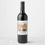 Best Dad Ever Custom Photo Wine Label<br><div class="desc">Best Dad Ever customisable photo wine label. Perfect label to attach on the gifts for your Dad on Father's day,  Birthday and Happy Holiday Season. Feel free to customise it with your favourite family photo and with your own expression.</div>