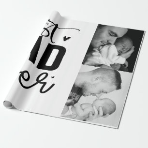 Best Dad Ever Custom Photo Wrapping Paper