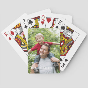 Best Dad Ever Custom Playing Cards
