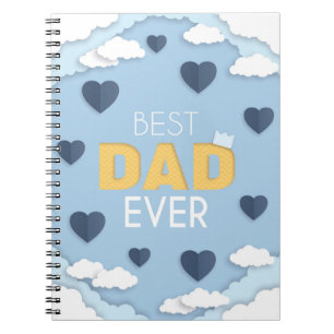 Best Dad Ever Cute Father's Day Notebook