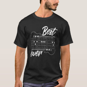Best Dad Ever Daddy Guitar Player Musician Crew T-Shirt