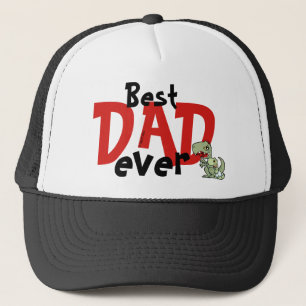 Best Dad Ever Dinosaur Baby Boy Father's Trucker Hat