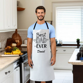 Best Dad Ever | Doodle Personalised Father's Day Apron