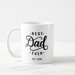 Best Dad Ever Established Date Coffee Mug