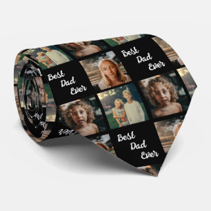 Best Dad Ever Family & Child Photo Design Tie