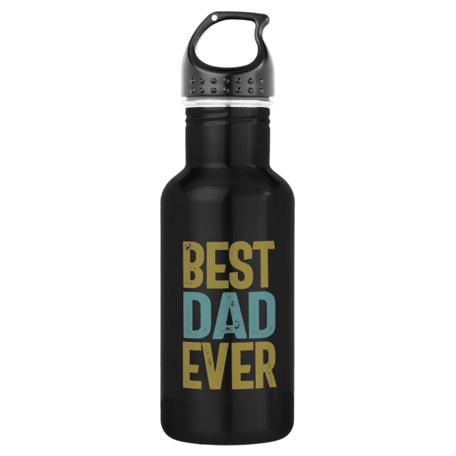 Best Dad Ever | Father Gift 532 Ml Water Bottle (Front)