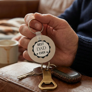 Best Dad Ever Father’s Day C2025 Key Ring