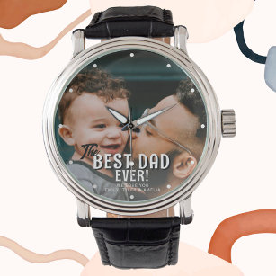 Best Dad Ever Father`s Day Family Full Photo  Watch