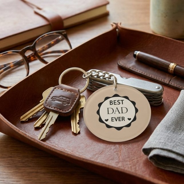 Best Dad Ever  Father’s Day Gift Idea 2025 Key Ring (Creator Uploaded)