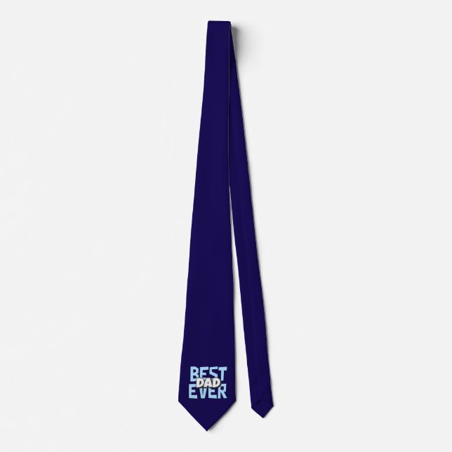 Best Dad Ever | Father’s Day Necktie (Front)