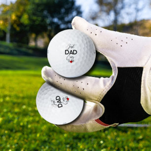 Best Dad Ever Father’s Day trendy gift individual Golf Balls