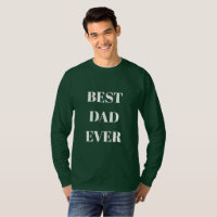 Best Dad Ever Fathers Day Birthday Gift Green 2024