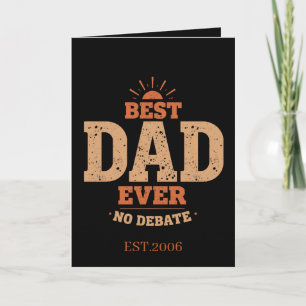 Best Dad Ever Father's Day Card