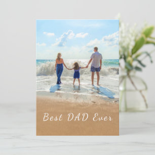 Best DAD Ever Father's Day Card with Your Photos