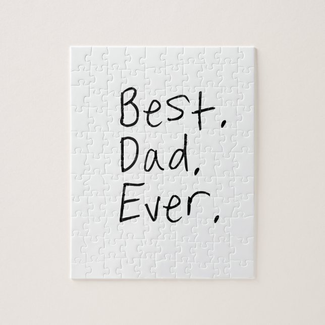 Best dad ever. Father's day gift Jigsaw Puzzle (Vertical)