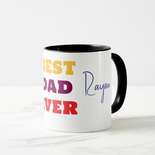 Best Dad Ever, Father's day Mug (Front Right)