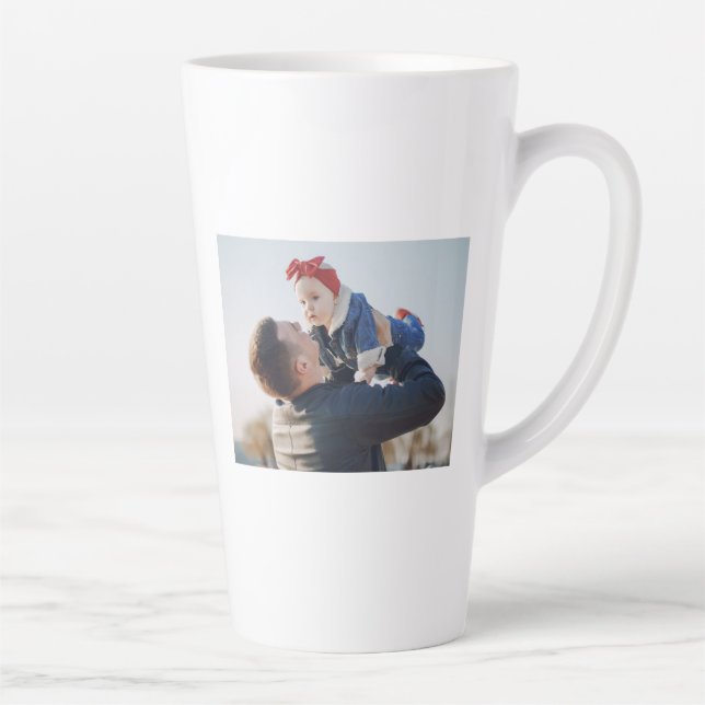 Best Dad Ever Father's day Personalised gift Latte Mug (Right)