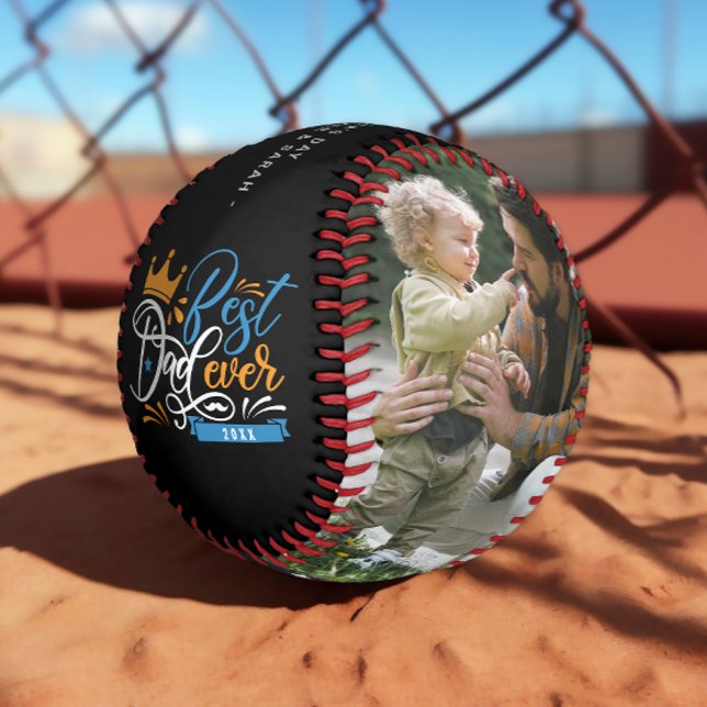Best Dad Ever | Father's Day Photo Baseball (Creator Uploaded)