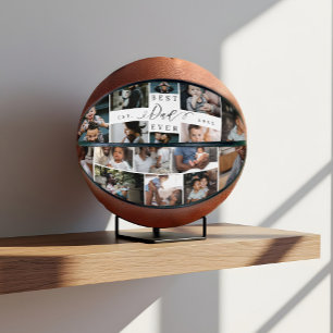 Best Dad Ever Father's Day Photo Collage Basketball