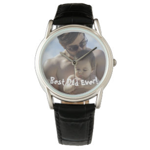 Best Dad Ever Father's Day Photo e-Watch Watch