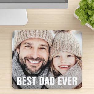 Best dad ever father's day photo mouse pad