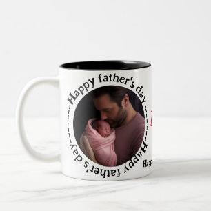 Best dad ever father's day Two-Tone coffee mug