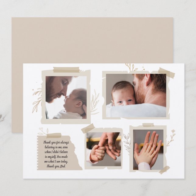 Best Dad Ever, first fathers day, happy father day Card (Front/Back)