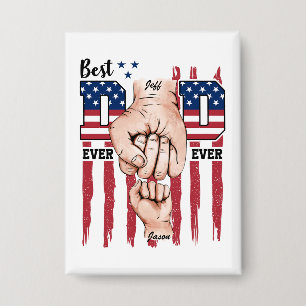 Best Dad Ever – Fist Bump USA Flag - 1 Child