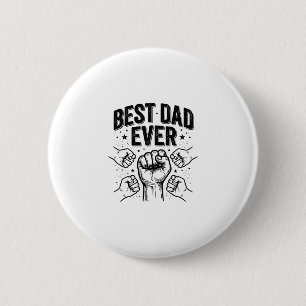 Best Dad Ever Fist Bump Vintage Shirt Design_1 6 Cm Round Badge