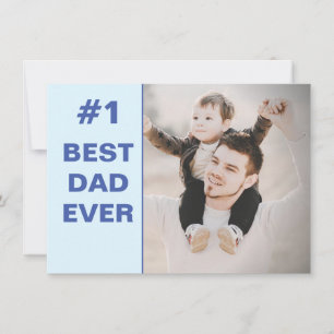 Best Dad Ever Flat Crad Card