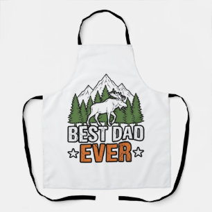 Best Dad Ever Forest Creature Vintage Dad Shirt De Apron