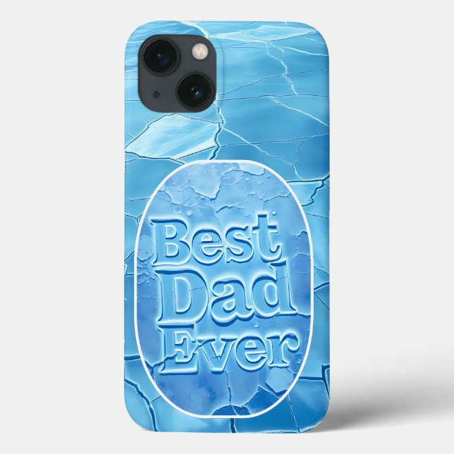 Best Dad Ever Frozen Lake iPhone Case (Back)