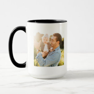 Best Dad Ever Full Photo Custom Coffee Mug
