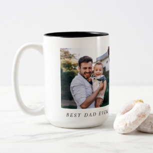 Best Dad Ever Full Photo Personalised Coffee Mug