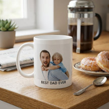 Best Dad Ever Full Photo Personalised