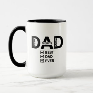 Best Dad Ever Funny Fathers Day Coffee Mug