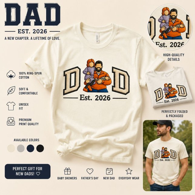 Best Dad Ever Gift | Father's Day Custom Tee (Creator Uploaded)