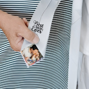 Best dad ever-Gift from Daughter Light grey Tie