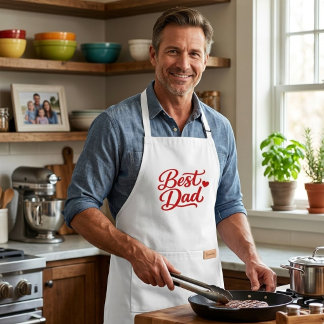 Best Dad Ever Gift Tee Standard Apron