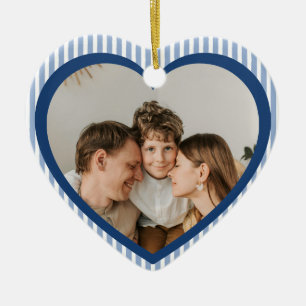 Best Dad Ever golfer Photo Minimalist Template 26 Ceramic Tree Decoration