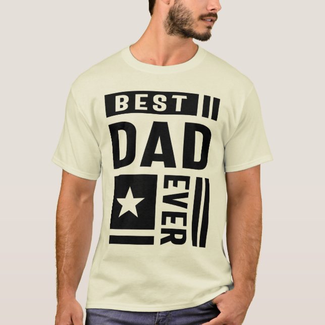 Best Dad Ever Grandpa Father's Day Gift T-Shirt (Front)
