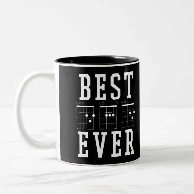 Best Dad Ever Guitar Chords Mug |Father's day Gift (Left)