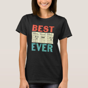 Best Dad Ever Guitar Playing Dad Guitar Player Fat T-Shirt